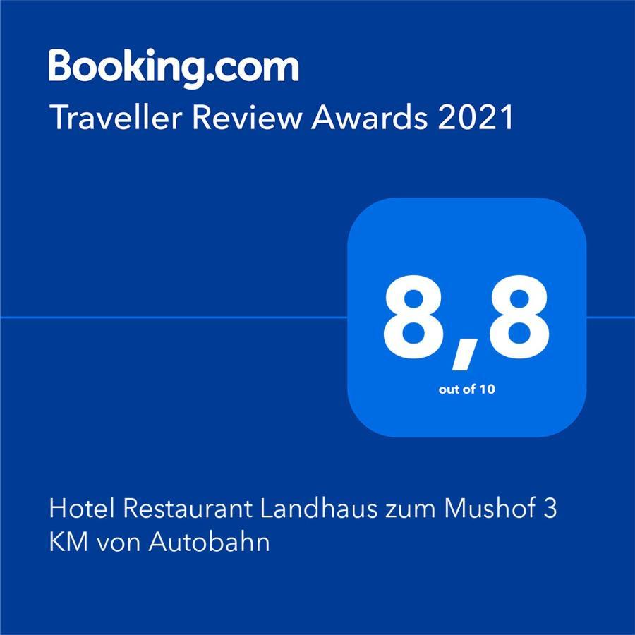 Landhaus Zum Mushof Hotel Wethen Exterior foto