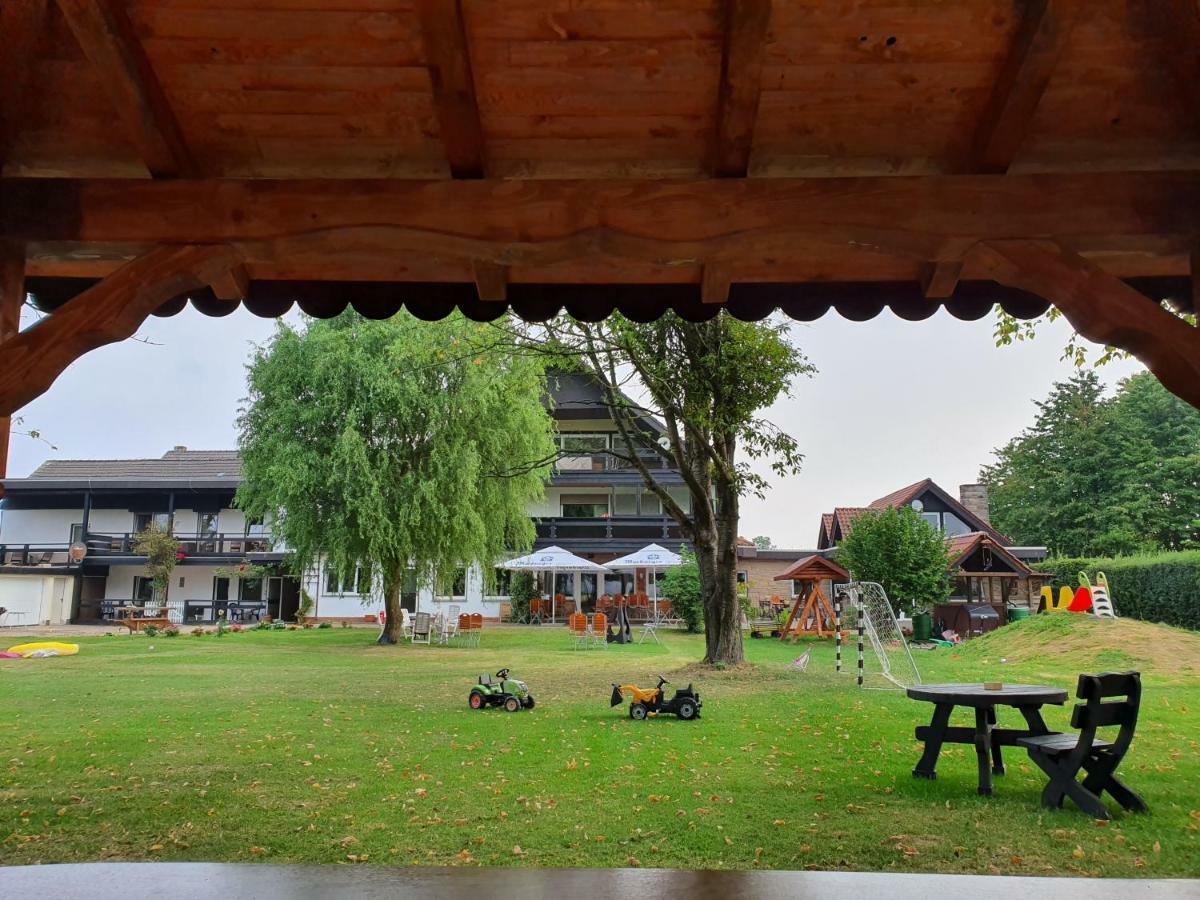 Landhaus Zum Mushof Hotel Wethen Exterior foto